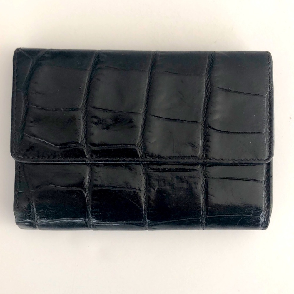 Monsac wallet black genuine leather wallet